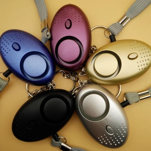 Personal Safety Alarm Keychain Loud Emergency Siren With LED Light ABS Portable Protection For Women Kids Elderly