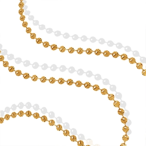 Gold-plated bracelet featuring textured round flat links with a radiant engraved finish