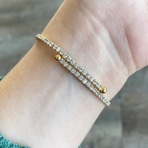 Stainless Steel Bangle Women Cubic Zirconia Spiral Twist Open Cuff Bracelet Luxury Elegant Jewelry Gift