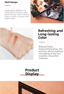 Arm swatches showing pigmented matte and shimmer shades of the jungle eyeshadow palette