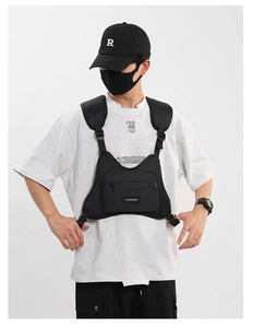 Herren Taktische Brusttasche Multifunktionale Streetwear Westentasche Outdoor Sport