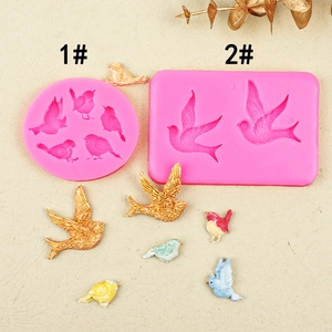 Bird Swallow Silicone Mold 3D Animal Shapes For DIY Resin Casting Fondant Cake Decoration Jewelry Making Craft