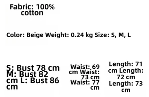 Size guide for retro off-shoulder dress with fabric details and measurements table