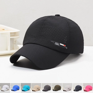 Berretto Da Baseball Traspirante Perforato Asciugatura Rapida Mesh Cappello Sportivo Regolabile Per Uomini Donne Estate Pesca Corsa Ciclismo