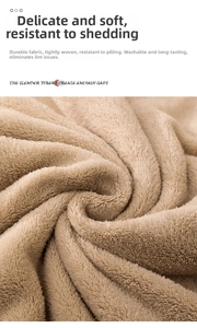 Gros plan sur la texture douce en polaire corail beige pour bandeau de spa