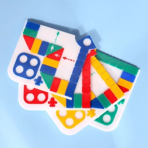 Moule En Silicone Pour Plateau De Jeu Ludo DIY Échecs D'avion Moulage De Résine Outil Artisanal Jouet Éducatif