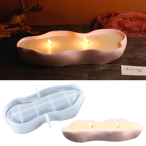 Moule En Silicone Pour Plateau Torsadé DIY Boîte De Rangement Ondulée Résine Époxy Plâtre Aromathérapie Outil De Modelage