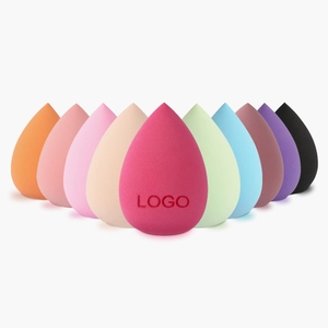 Non Latex Makeup Sponges Hydrophilic Beauty Blender For Foundation Liquid Cream Wet Dry Dual Use Professional Soft Teardrop Gourd Shapes
