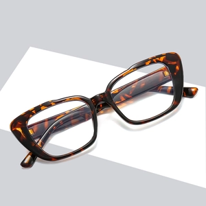 Anti Blue Light Blocking Glasses Transparent PC Frame Cat Eye Square Eyewear UV400 Protection Unisex Fashion
