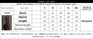 Detailed size chart for retro plaid dress showing bust waist and length in cm