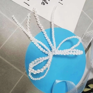 Eleganter weißer Perlenbogen Schuhclip Dekoration für Damenschuhe und Accessoires