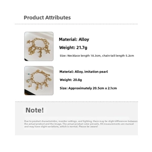 Detailed size and material chart for ocean themed starfish and shell gold charm bracelets