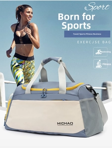 Large capacity travel duffel bag sports fitness gym bag for men and women waterproof