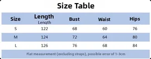 Tableau des tailles détaillé pour robe tube en tulle froncée avec mesures précises
