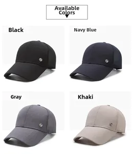 Mesh baseball caps in four colors featuring side SP metal logo and breathable panels