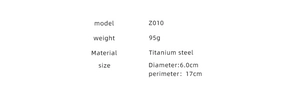 Detailed size chart for gold titanium steel triple-layer snake bracelet