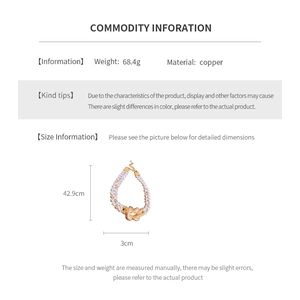 Detailed size specifications for knotted double-layer pearl and copper chain necklace