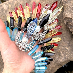 Handmade Crystal Point Crown Hairband And Hair Comb Crescent Moon Artificial Pearl Rhinestone Bohemian Fairy Headpiece For Women