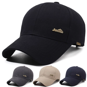 Casquette de Baseball en Coton pour Hommes Femmes Ajustable Chapeau Pare-soleil Extérieur Avec Logo en Métal Montagne Vintage Loisirs Sport Trucker Cap