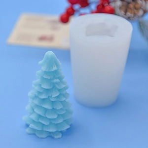 Moule en silicone en forme de sapin de Noël pour pâtisserie DIY et bougies étagées