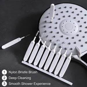 Shower Head Hole Cleaning Brush Mini Anti-Clogging Gap Brush For Small Holes Multi-Purpose Home Cleaning Tool Nylon Bristles