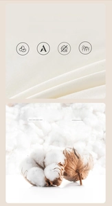 Class A baby-grade 100% cotton and soybean fiber fabric detail with antibacterial properties