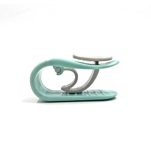 Mint green and grey plastic duvet clip fastener set for bed sheet anti-slip fixing