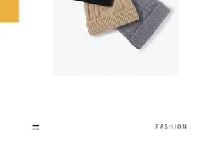 Flat lay of knit beanies in black, khaki, and grey with textured cable knit patterns