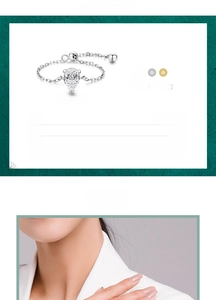 Macro detail of S925 sterling silver chain ring with pear-cut white zircon stone