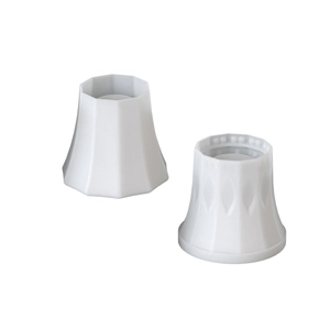 Striped resin silicone mold for DIY round candle cups and textured gypsum flower pots
