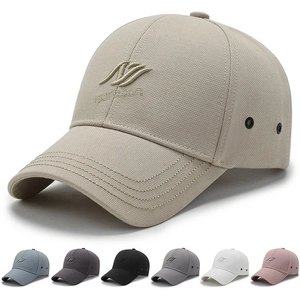 Fashion Baseball Cap Breathable Polyester Embroidery Adjustable Curved Brim Outdoor Sun Protection For Men Women