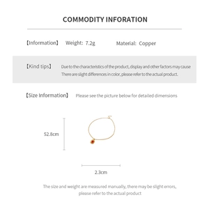 Detailed spec sheet showing 52.8cm vintage oval pendant necklace with sizing dimensions