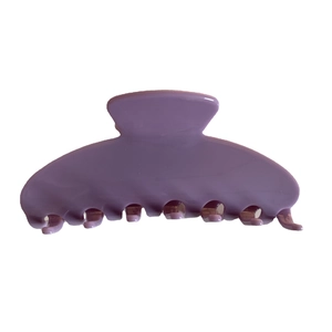 Klassische violette Haarklammer im französischen Stil aus glänzendem Harz