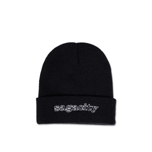 Knitted Beanie Hat Warm Acrylic Ribbed Cap With Sagacity Letter Embroidery Fashion Casual Winter Headwear For Men Women