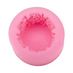 Rosa Silikonform für DIY Rosenkugel-Kuchendeko und handgefertigte Harz-Ornamente
