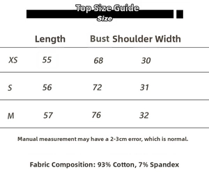 Detailed size chart and fabric composition for American vintage slim fit U-neck T-shirt