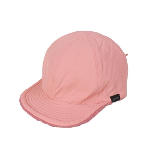 Berretto da baseball reversibile in nylon rosa e lana d'agnello con etichetta YOUSHI