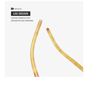 Detail of tortoise shell sunglasses leg with ergonomic curved temple for comfort