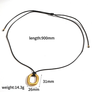 Detail view of heart pendant necklace with length 900mm and weight 14.3g measurements