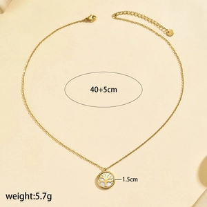Details des Lebensbaum-Anhängers mit 40+5cm Kette und 1,5cm Durchmesser Angabe