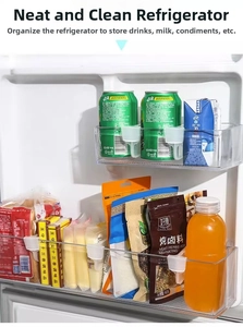 Adjustable refrigerator side door dividers for organizing bottles and spice pouches