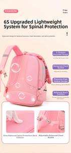 Close-up of ergonomic 7cm S-shaped shoulder straps and breathable 3D mesh back panel