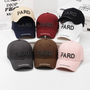 Fashion baseball caps with FARD stud embroidery in multiple colors for men and women
