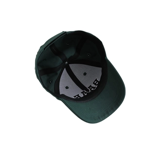 Deep green baseball cap for kids with BAAF embroidery and a classic six-panel design