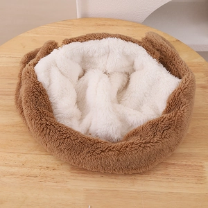 Chapeau panda en peluche pour enfants avec protège-oreilles en fausse fourrure épaisse