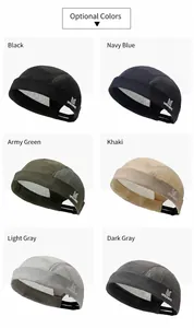 Αναπνεύσιμο δίχτυ skull cap για άνδρες σε έξι χρώματα για το καλοκαίρι και έξω
