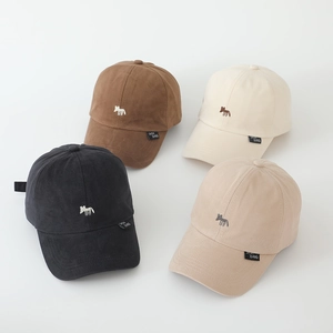 Kids Baseball Cap Cotton Animal Fox Embroidery Adjustable Metal Buckle Casual Sun Hat For Boys Girls