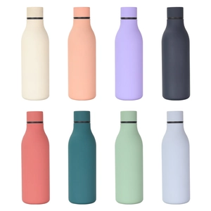 304 Stainless steel insulated cola bottles in various colors with matte rubber finish