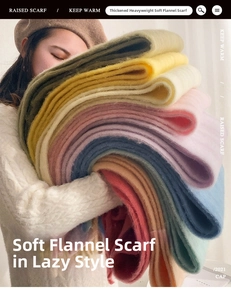 Thick colorful mohair scarf stack showing soft texture and vibrant knit fabric details