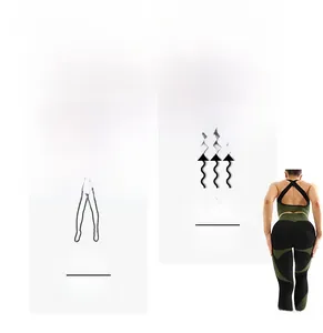 Détails de l'ensemble de yoga sans couture avec legging galbant et brassière de sport